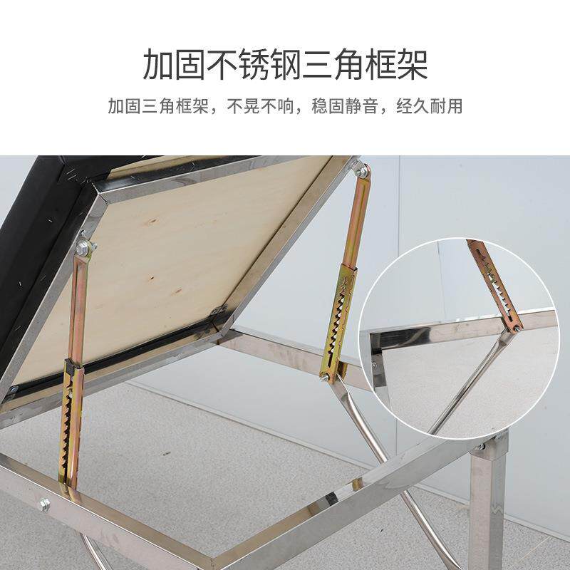 不锈钢加固检查床方管喷塑不锈钢按摩床原始点床优惠