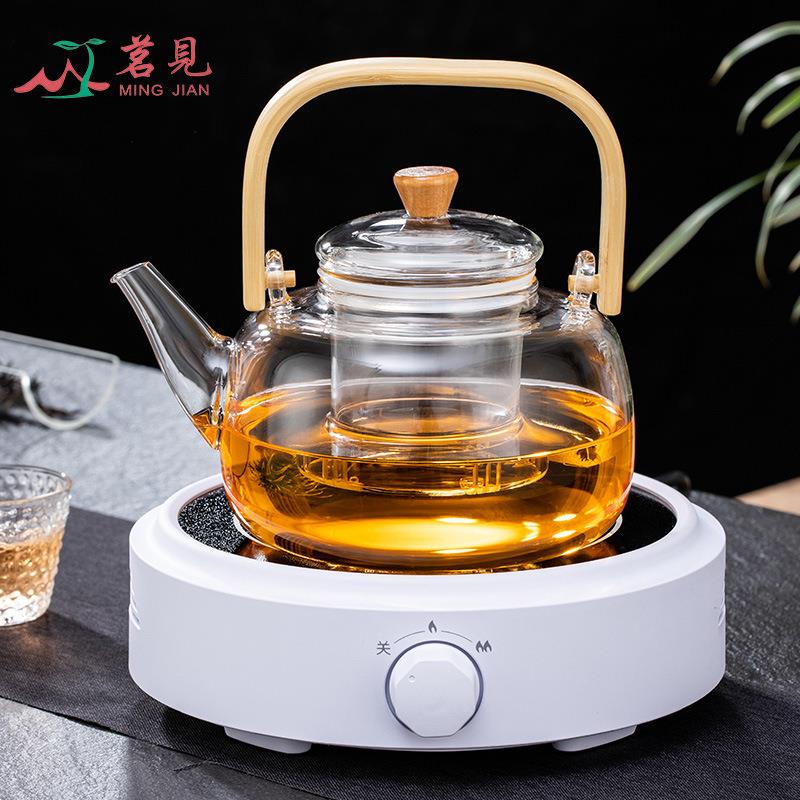 茗见厂家直供电磁炉电陶炉小烧水煮茶炉110V220家用茶具迷你