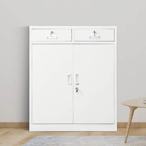 矮纳柜AG111文柜件办公室储物柜档案资桌料柜带锁抽屉柜下收铁皮