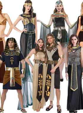 万圣节服装成人女埃及艳后服饰阿拉伯衣服cosplayl化装舞会演出服