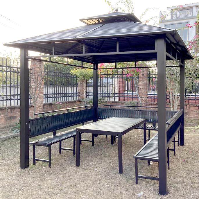 户外镀锌板凉亭庭院别墅温室农村家庭休闲 现代简约遮阳凉棚帐篷,商业/办公家具,景观廊架,淘宝优惠券,粉丝福利购,淘宝优惠卷