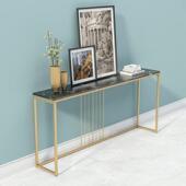 玄关桌985置物架易轻奢用门玄厅柜简桌子关柜小户型玄关架家铁艺