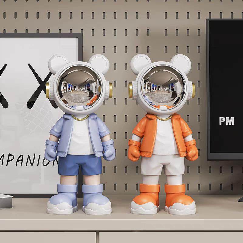 寓意好的摆件客厅轻奢高档太空人宇航员桌面电视柜酒架卧室装饰品,家居饰品,装饰摆件,淘宝优惠券,粉丝福利购,淘宝优惠卷