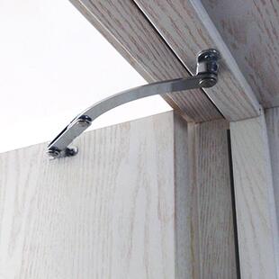 房门限位器平开 门定位防风折叠拉杆外推外开 内开 窗户柜门防撞