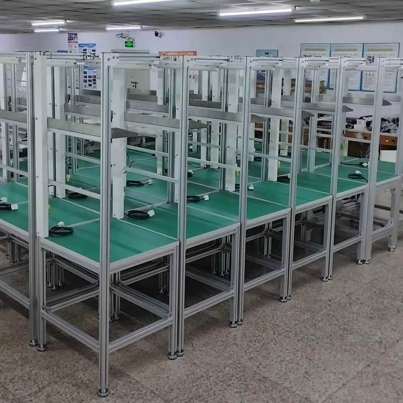 防静电工作台工厂流拉水线操作验包台检装NAD配打车间线带灯维修