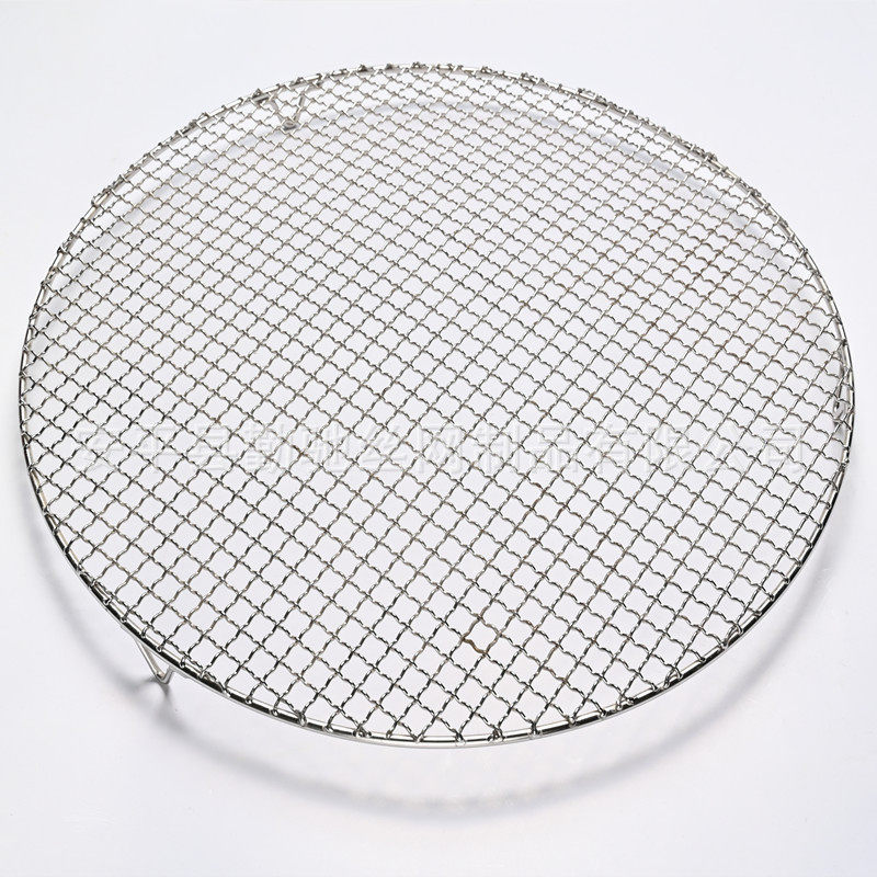 不锈钢04带脚腿圆形烧烤网空气炸锅架沥油架网熏肉网格圆形蒸架,厨房/烹饪用具,烧烤网,淘宝优惠券,粉丝福利购,淘宝优惠卷