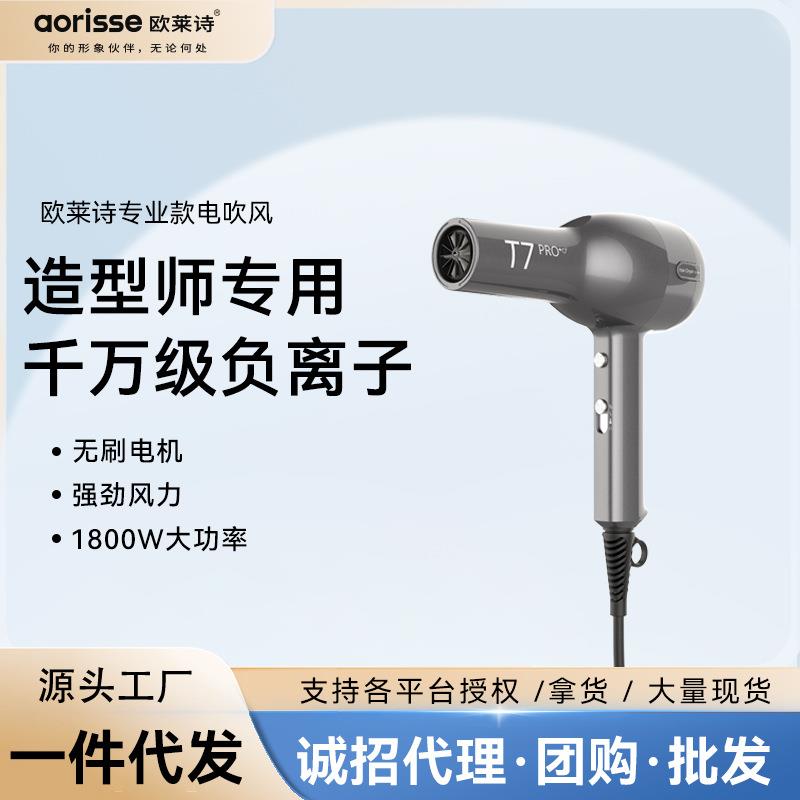 发廊专用大风力速干无刷高速吹风机厂家直售理发店大功率吹风机