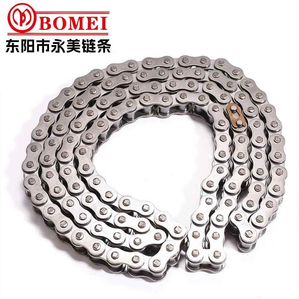 国标现货A系列现货三排滚子链传动链不锈钢碳钢链条摩托链条