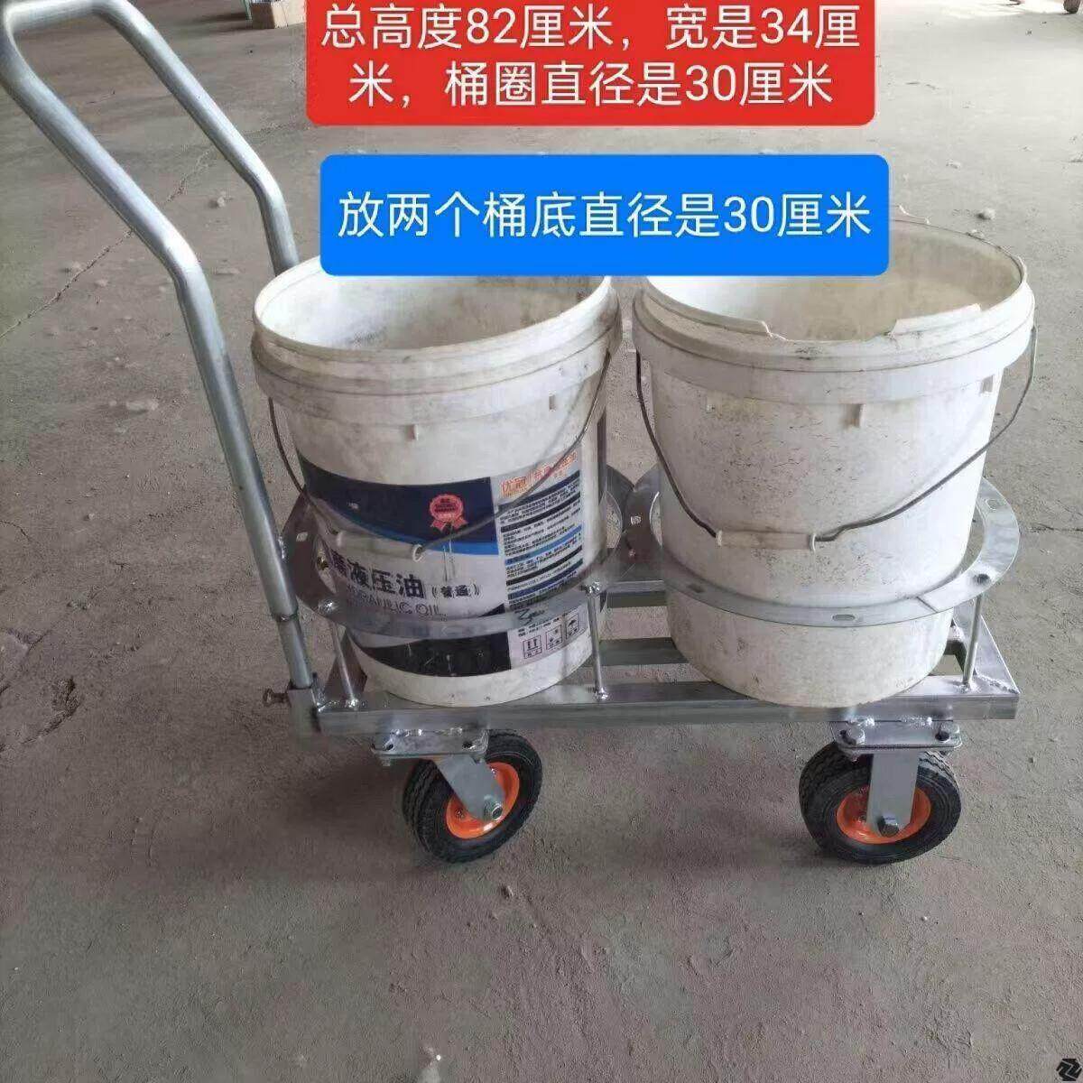 放桶专用采摘车果园菜地运输车家用推拉车买菜车仓库饭店搬运推车