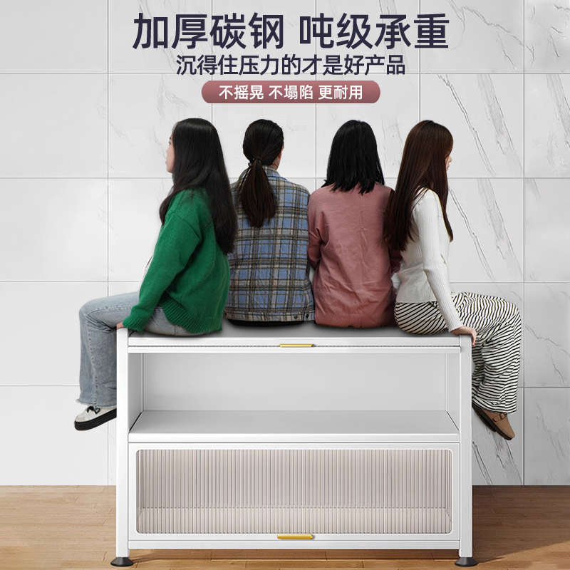 厨房置物架收纳厨房用品架子放杂物置物架落地放锅收纳架整理架