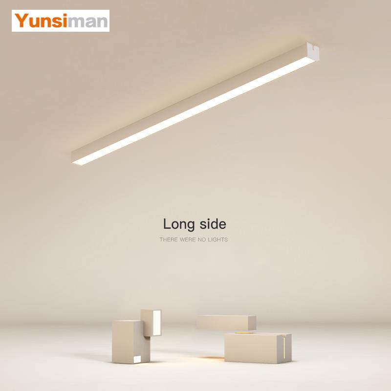 创意长条吸顶灯led现代简约长方形客厅灯主灯卧室灯过道阳台灯具