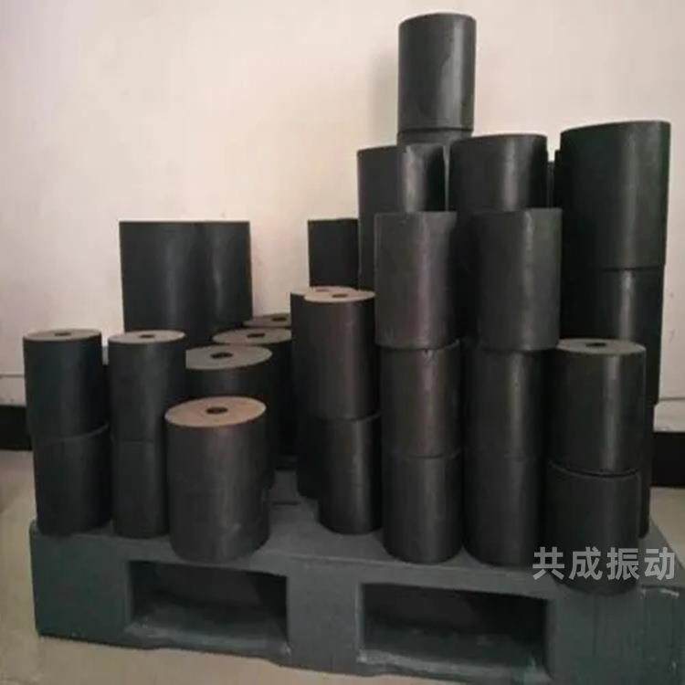 振动台减震用圆柱形橡胶减振垫 复合螺旋弹簧耐高温耐油