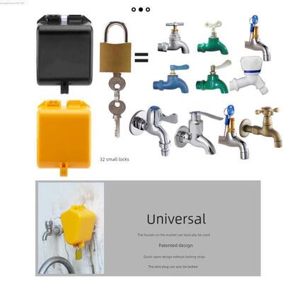 Lock faucet artifact outdoor multifunctional tap cover anti-