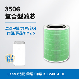 lansir适配华为荣耀净诺KJ350G-H01空气净化器过滤网滤芯除醛