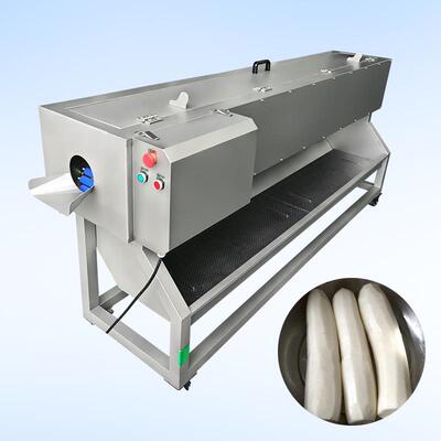 全自动白萝卜去皮机长条粗山药削皮机大型莱菔菜头刮皮机