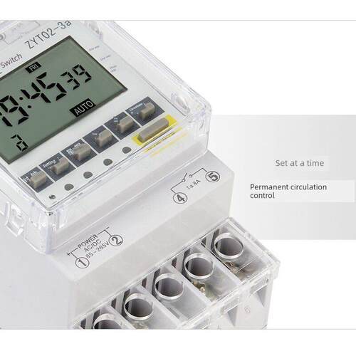 卓一220V三路微电脑时控开关ZYT02-3a路灯定时时间控制器110/220V