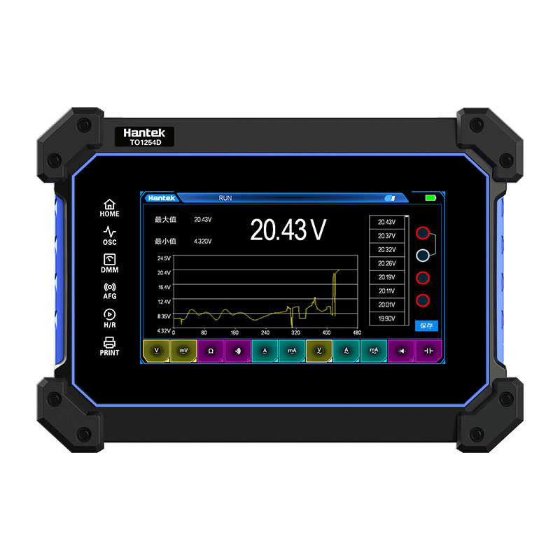 Hantek汉泰克数字平板示波器TO1112/1154C/1254D配备万用表信号源