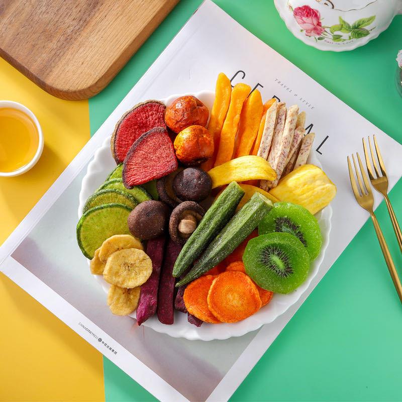 果蔬脆蔬菜干混合装果蔬干蔬果干秋葵干香菇脆水果干零食