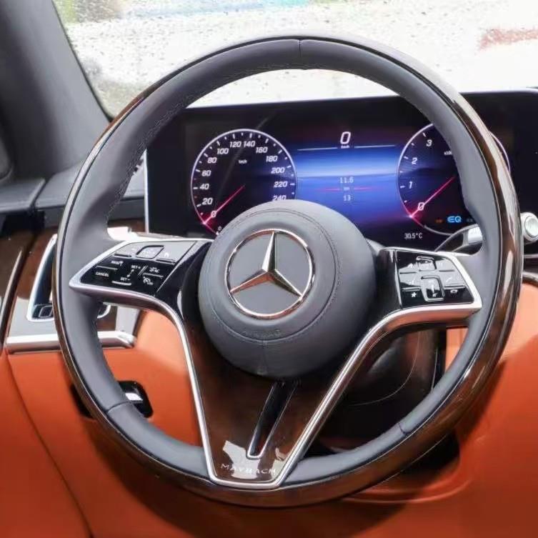 适用于奔驰S级桃木方向盘S400LS350l迈巴赫总成老改专用车用改装