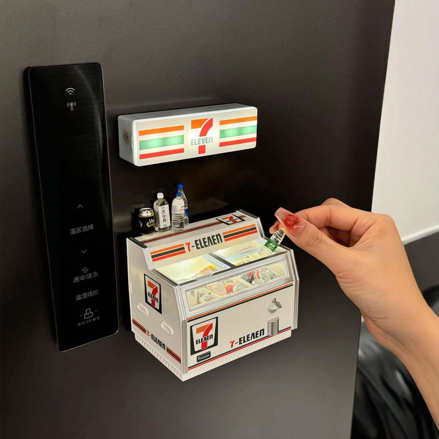 711冰柜冰箱贴磁贴个性创意2025新款冰箱装饰磁吸小物件磁性贴