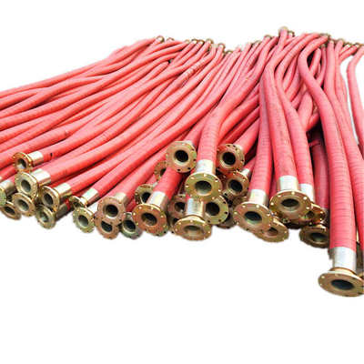 定制大口径胶管输水输油矿用双层大口径钢丝编织胶管法兰高压胶管