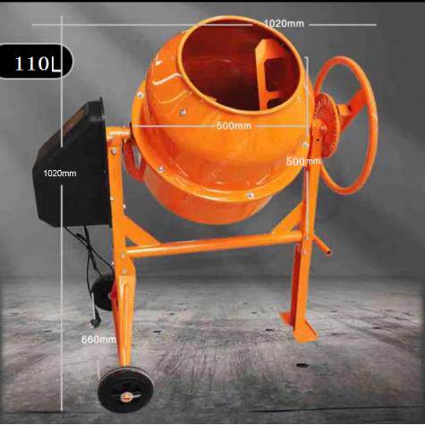 新款，混凝土拌机搅0小型家用 水泥沙石砂浆电动 加厚120L-30L,