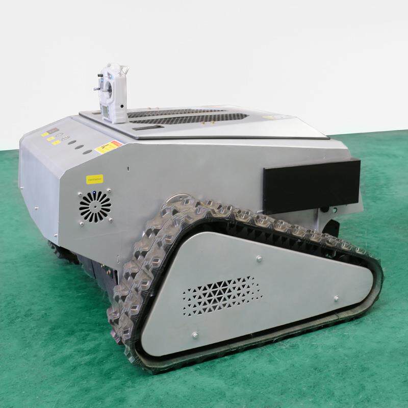 锂电550mm宽幅易维护ZY-550L果园履带割草机遥控剪草机割草机器人