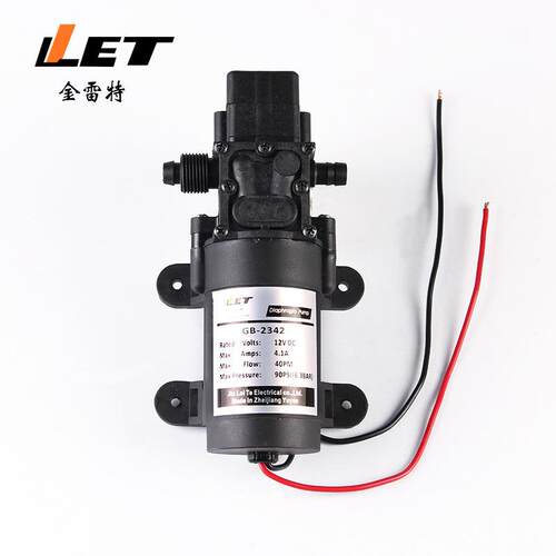 12V24V余姚金雷特高压洗车水泵GB-2342微型自吸电动隔膜泵