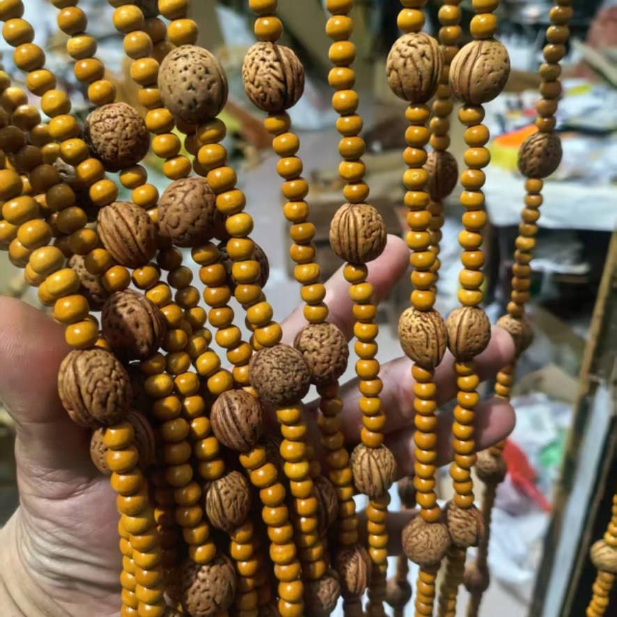 定制尺寸 脑纹桃核珠帘葫芦门帘风水帘子化妆室厕所隔断窗客厅风
