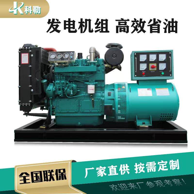 潍坊30KW柴油发电机组三相380V无刷小型便携式电启动24V工厂