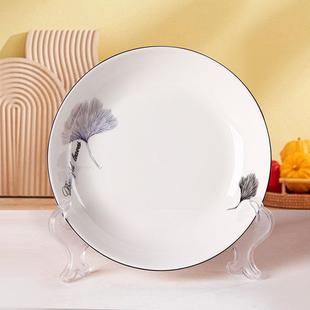 陶瓷小盘子家用5英寸碟子精致果盘瓜子零食盘吐骨碟圆形浅盘菜盘