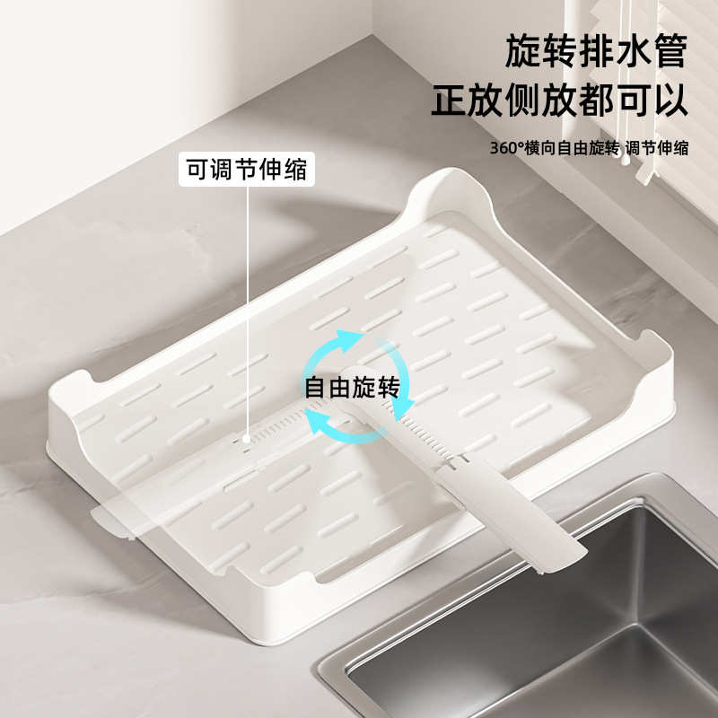 25年新款沥水碗架家用厨房大容量防锈轻奢304不锈钢碗碟架沥水架
