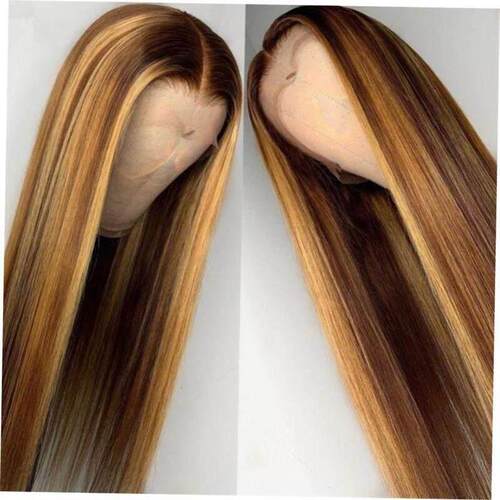 Wig wig Brazilian hair beautiful root lace centaur bun