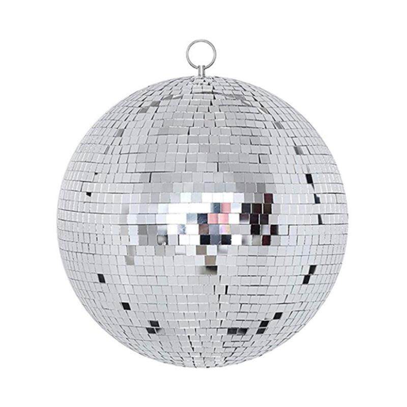 跨境50cm-1米玻璃反光disco镜面球酒店节日派对酒吧KTV婚礼装饰品