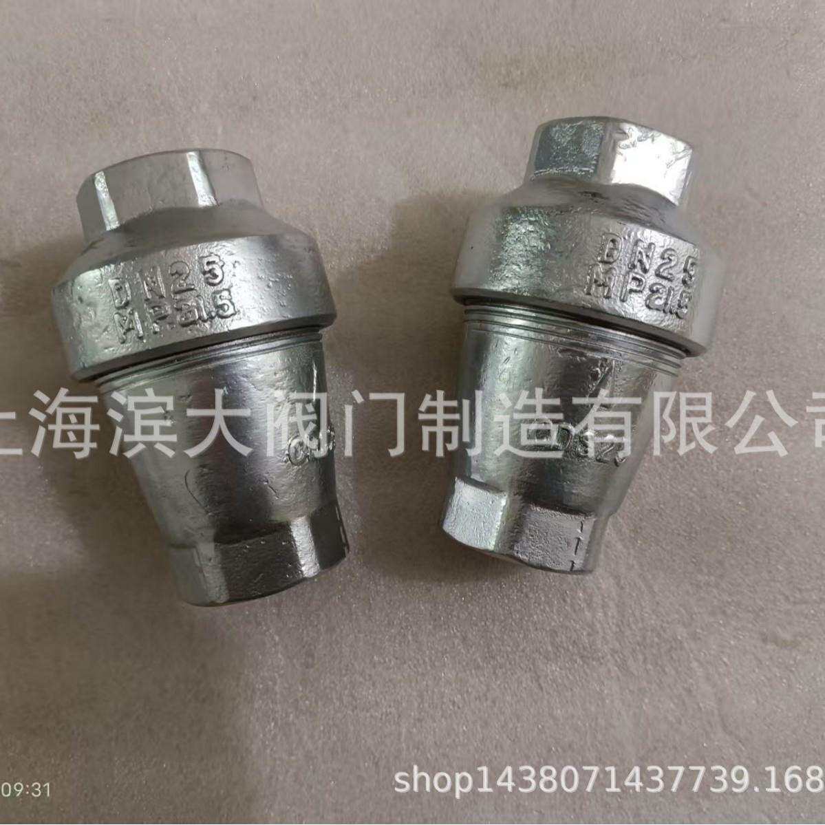 不锈钢锥形逆止阀输灰逆止阀ZNF丝扣专用止回阀逆止阀DN15-DN50