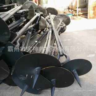 螺旋地锚电力拉线地锚固定地钩线路施工组塔锚临时拉线地锚