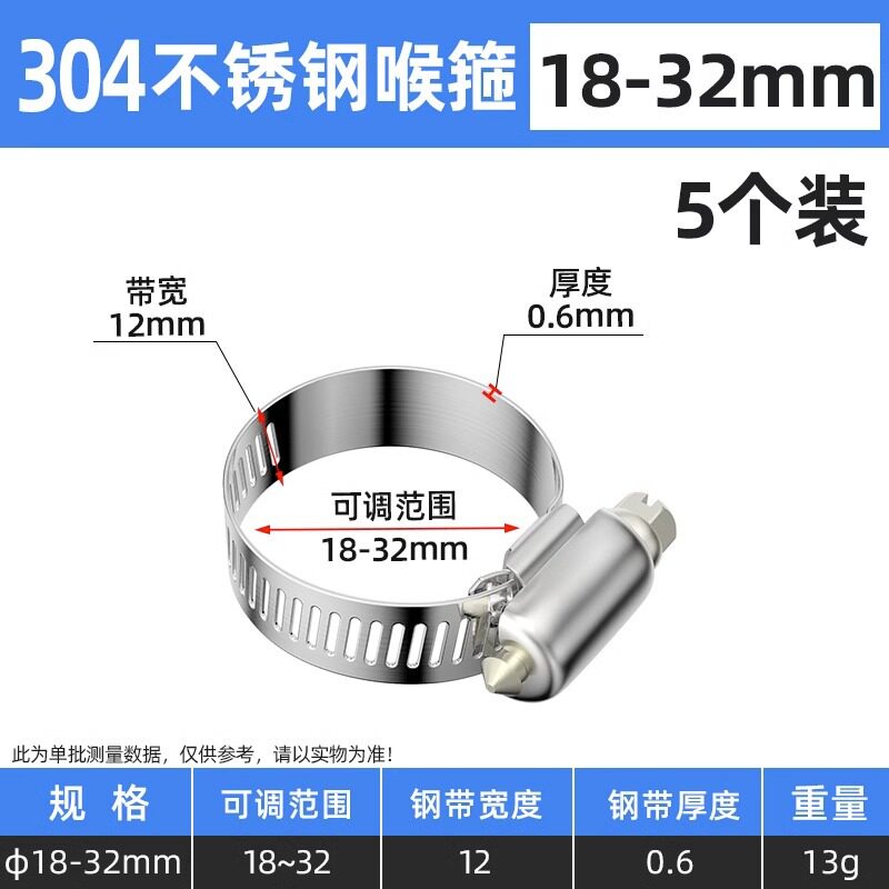不锈钢煤气管管卡扣手柄抱箍喉箍