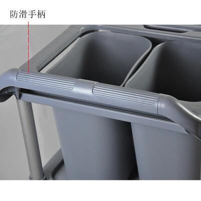 塑料收餐车收碗碟车五斗收集车多功能手推加厚静音轮酒店食堂清洁