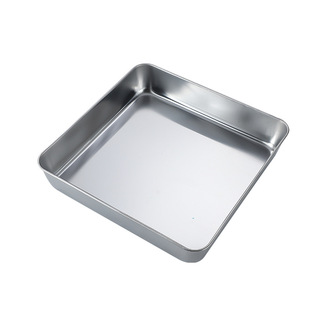 04家用肠粉专用蒸盘长方形不锈钢盘子凉皮工具凉皮盘子肠粉盘