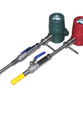 热式气体质量流量计PT300PT1000通讯4-20mA插入式220V/24V