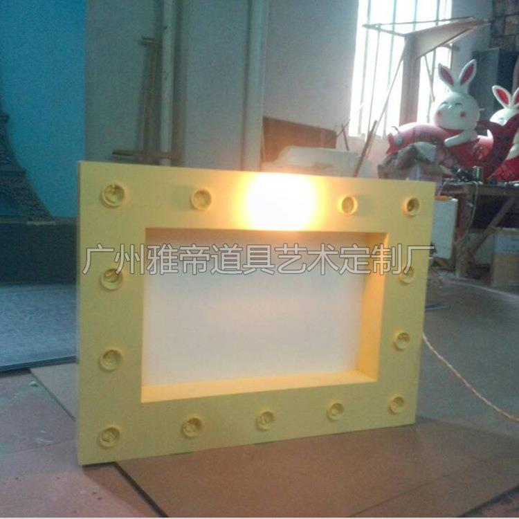 铁广告牌铁皮字户外发光字524立体字gloo招牌字蝴蝶艺结订做