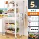 架零食物落地客厅厨房储收纳移动浴室架子蔬菜物批发多层置小推车