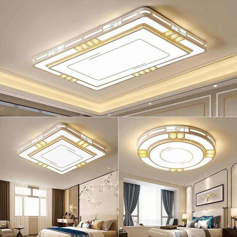 大气现代中式年2023客厅大灯新新款led饰吸顶灯灯具简约长方形灯