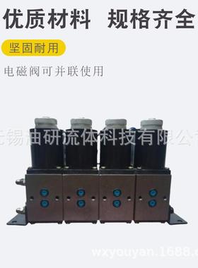 润滑QJGL-1AC干油QJDL-2AC集成电磁阀QJDZ-3AC电磁给油器RBGL-4AC