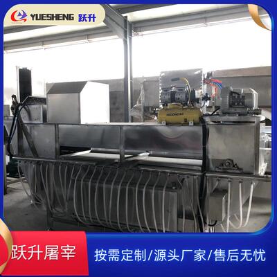 船式烫脱一体机全自动烫鸡脱毛机器全自动鸡拔毛机A041