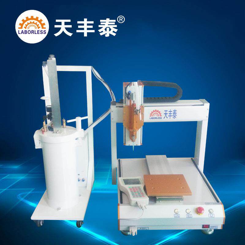 常州防潮灯自动点胶机LED300ml针筒全自动打胶机喷胶机半自动