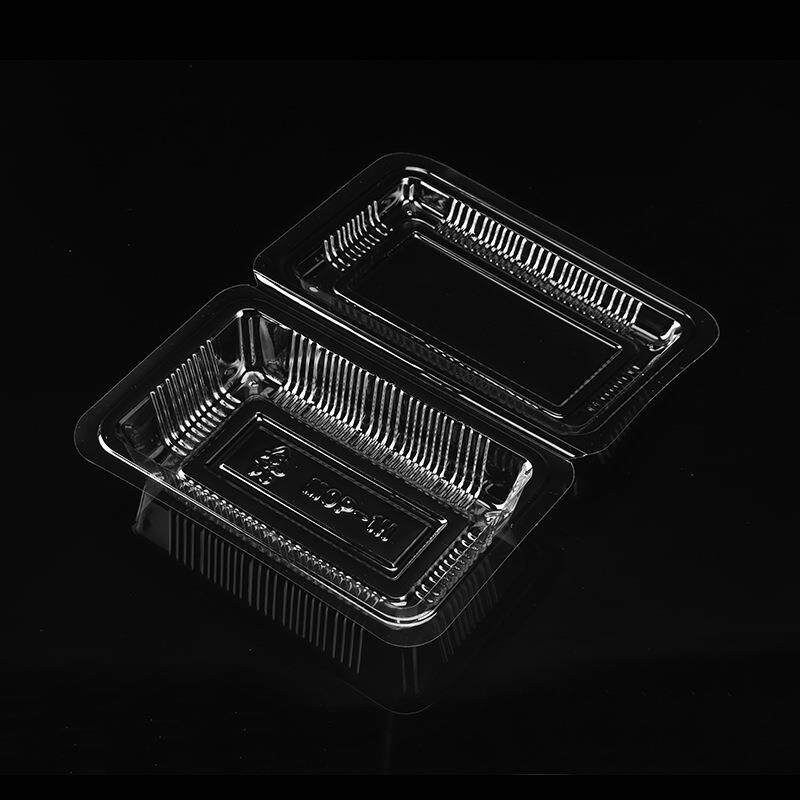 塑料小方盒 厂家现货透明PS方形草莓盒水果寿司盒烘焙西点包装盒