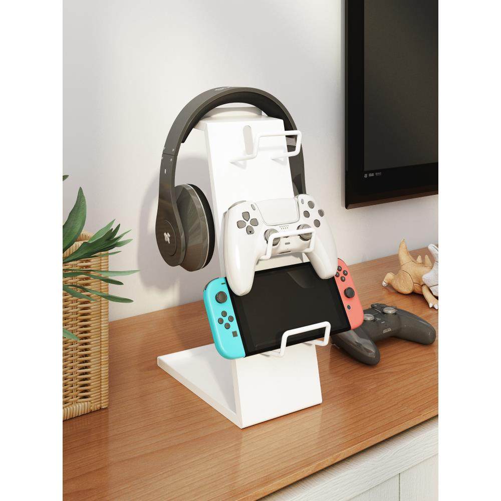 创意游戏手柄支架耳机二合一收纳架手机耳机通用xbox挂架展示AI,电玩/配件/游戏/攻略,支架,淘宝优惠券,粉丝福利购,淘宝优惠卷