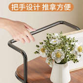 小推车置物架落地多层可移动客厅放饮料水果储物架卧室零食放置架