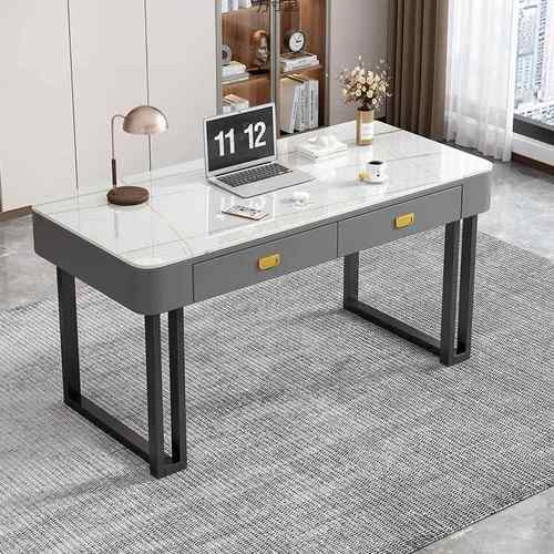 钢化玻璃脑女桌台式电电YZL竞桌子椅生卧室书桌梳妆台一体办公桌